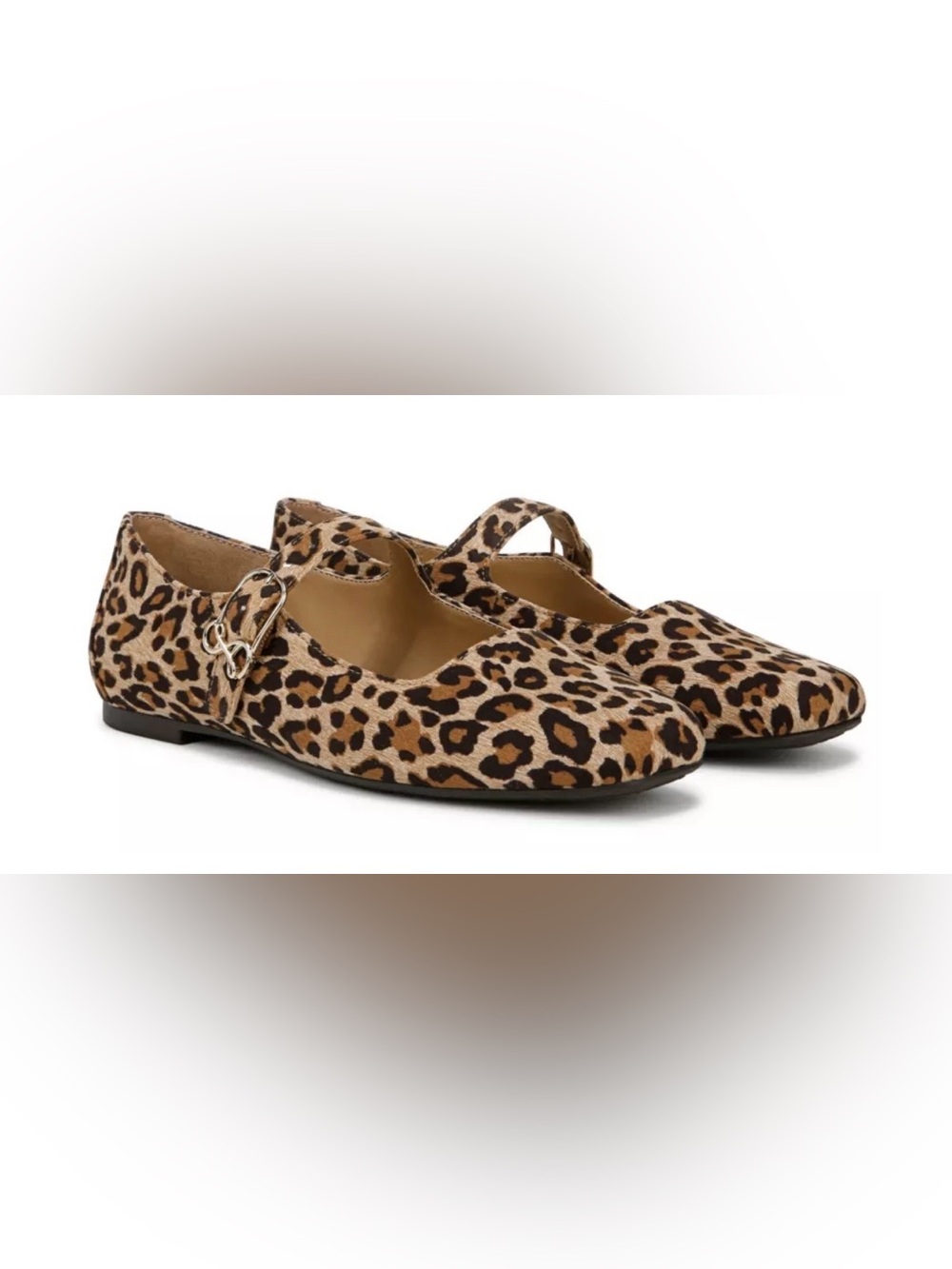 Sam and Libby Leopard Print Fredi Mary Jane Flats - Size 9.5 - Picture 2 of 10